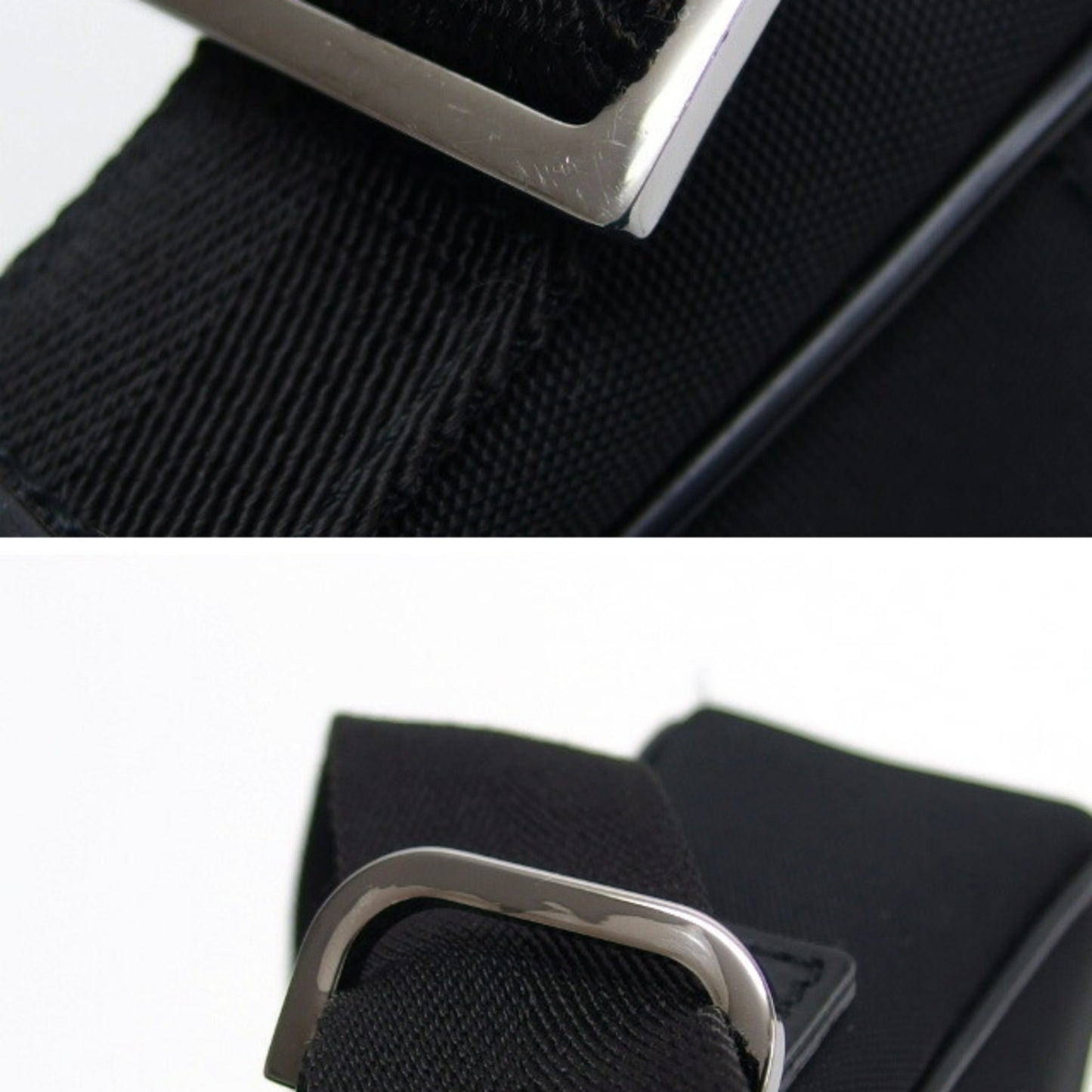 Gucci Canvas Mini Shoulder Bag Sacoche Black