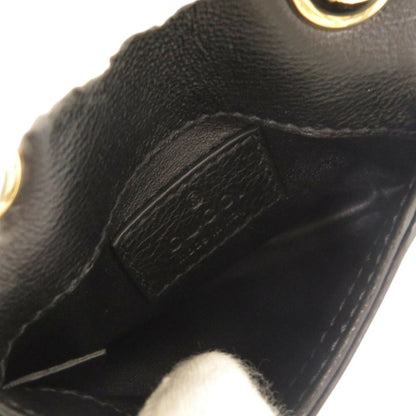 Like New Gucci Blondie 698635 Leather Black Shoulder Bag Pouch 1336Gucci