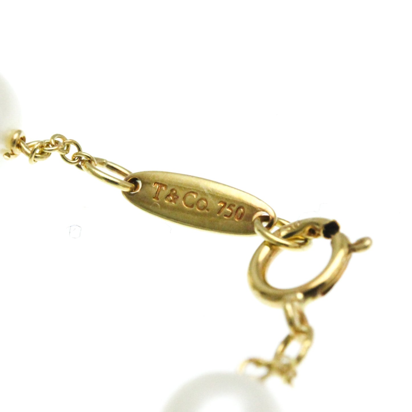 Tiffany By The Yard Freshwater Pearl Bracelet Yellow Gold (18K) Freshwater Pearl Charm Bracelet Gold