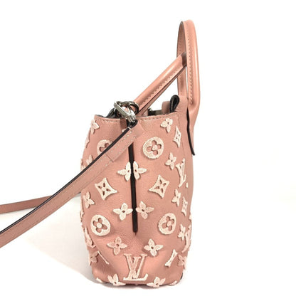 Louis Vuitton M94639 Monogram Velour Tote W Bb Bag Shoulder 2Way Handbag