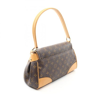 Louis Vuitton Beverly Mm Monogram Shoulder Bag Coated Canvas Leather