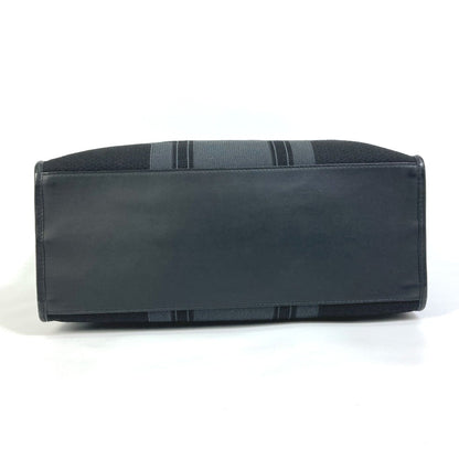 Fendi 7Va400 Logo Bag Hand Bag Business Bag Black /Gray