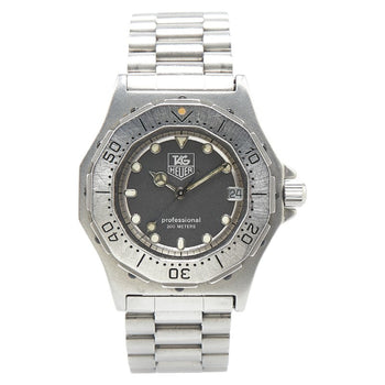 Tag Heuer 3000 Series Watch 932.213 Quartz Grey Dial Stainless Steel
