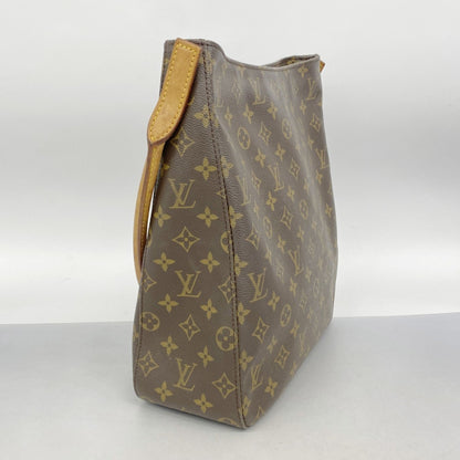 Louis Vuitton Monogram Looping Gm Shoulder Bag M51145 Brown
