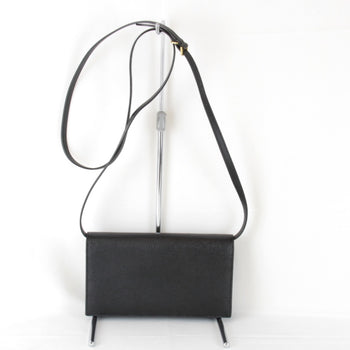 Bally Shoulder Bag Leather Black