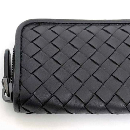 Bottega Veneta Coin Case Ec-23082 Black Intrecciato Leather P02783203X Bottega Veneta Mini Wallet