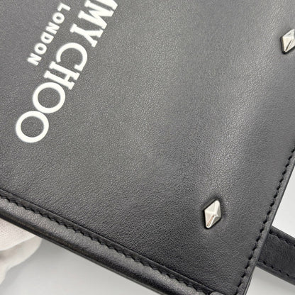 Jimmy Choo Mini N S Tote Tote Bag Black Leather