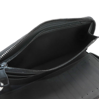 Louis Vuitton Monogram Taurillon Zippy Wallet Vertical Long In Black Leather M69047 Rfid