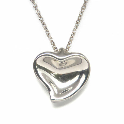 Tiffany Necklace Curved Heart Silver 925 Approx. 4.3G Elsa Peretti