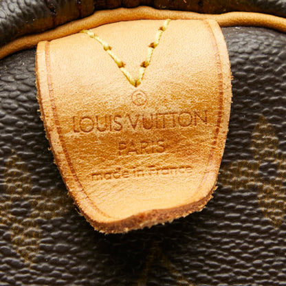 Louis Vuitton Monogram Keepall Bandouliere 45 Boston Bag/Travel Bag M41428 Brown Leather