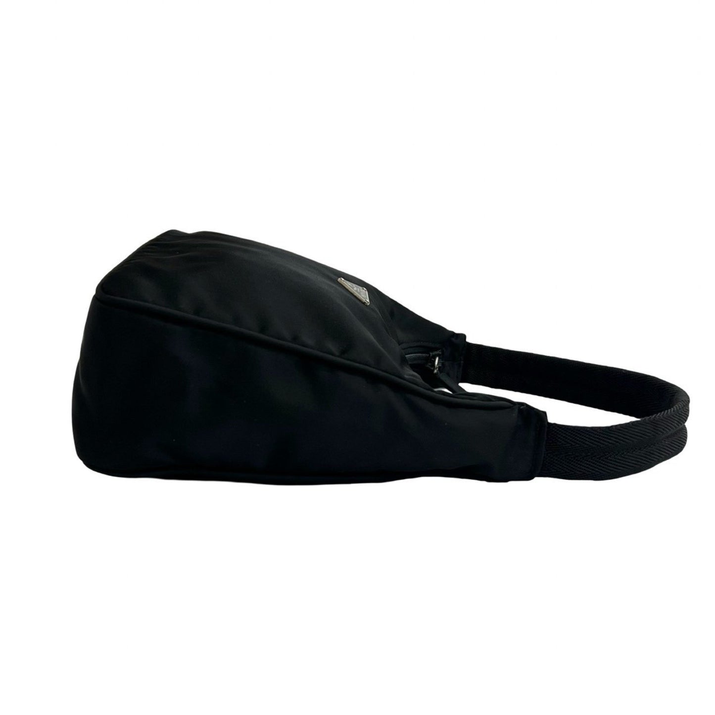 Prada Prada Triangle Logo Plate Tessuto Nylon Handbag
