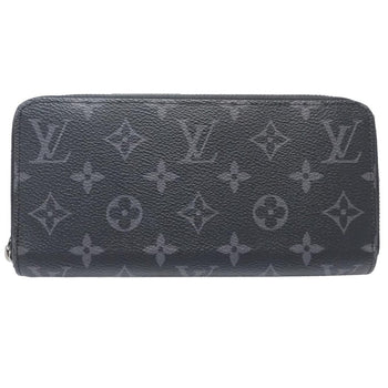 Louis Vuitton Louis Vuitton Long Wallet M11611 Zippy Horizontal Monogram Eclipse Noir 181288