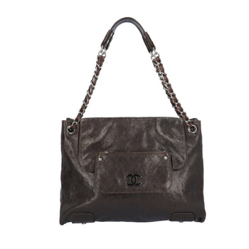 Chanel Shoulder Bag Brown