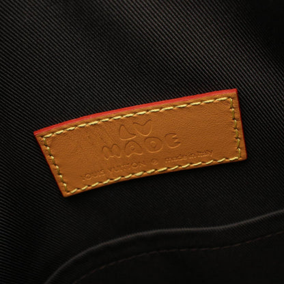 Louis Vuitton X Nigo Randonne Shoulder Bag Coated Canvas Leather Monogram Stripe