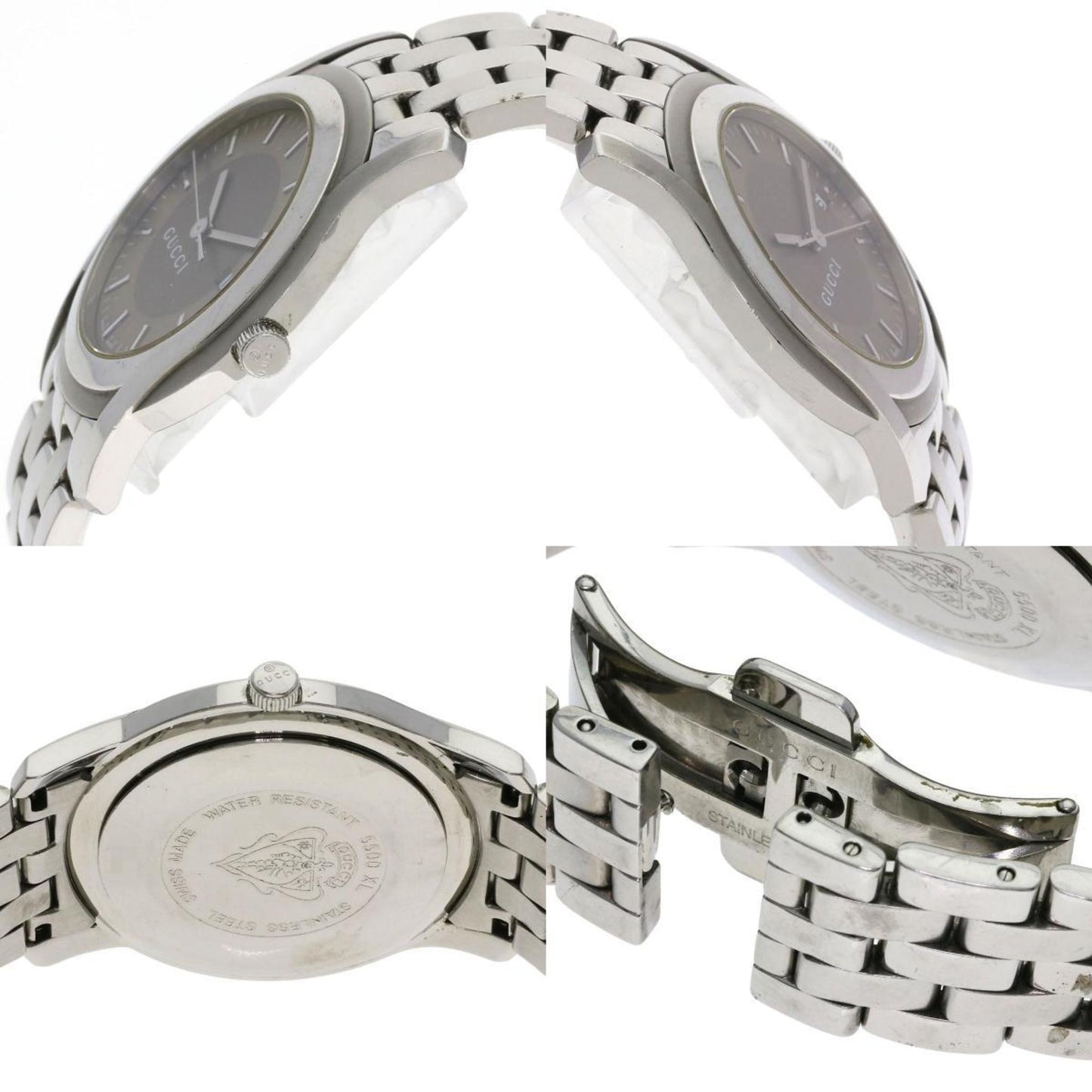 Gucci 5500Xl Stainless Steel