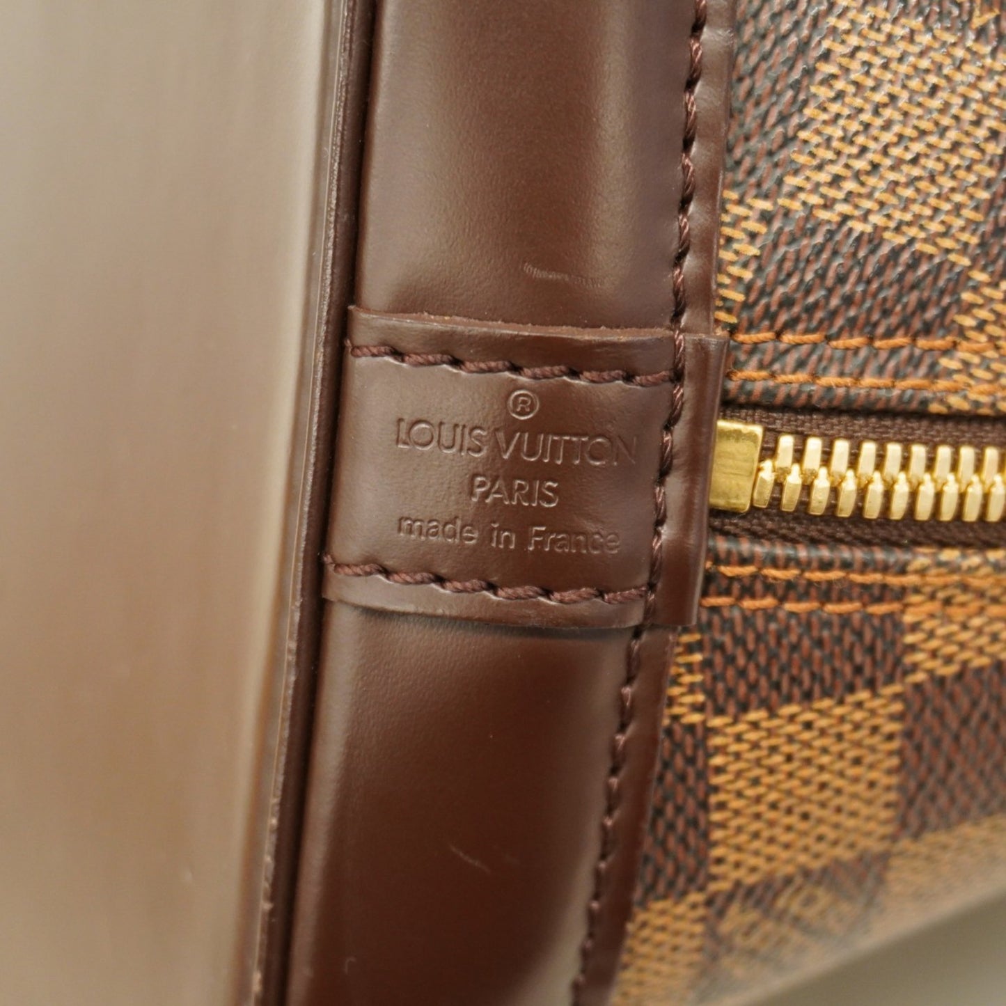 Louis Vuitton Damier Alma Handbag N51131 Ebene