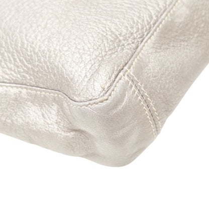 Fendi One-Shoulder Bag Gray Leather