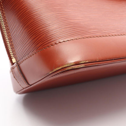 Louis Vuitton Alma Epi Kenya Brown Leather Handbag