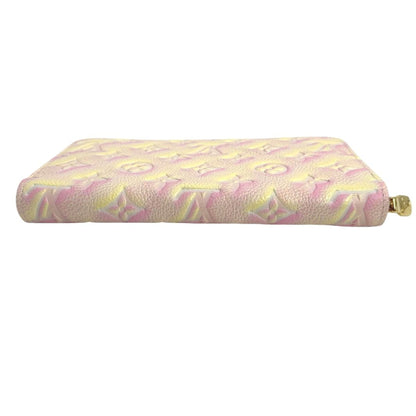 Louis Vuitton Louis Vuitton Long Wallet Round Zipper Monogram Empreinte Zippy M81299 Pink