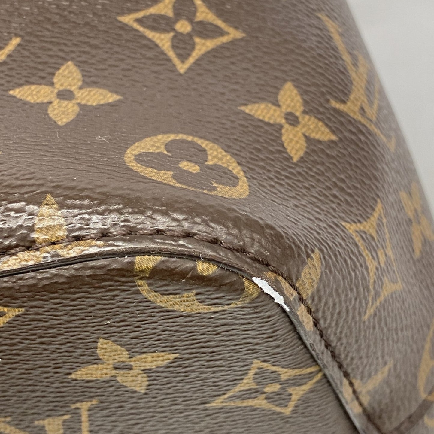 Louis Vuitton Monogram Neonoe Shoulder Bag M44021 Brown Coquelicot