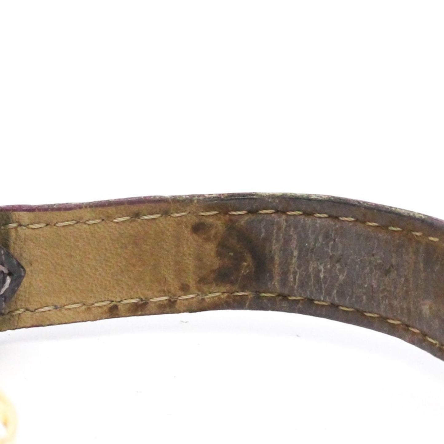 Cartier Must Tank Vermeil Gold Plated Leather Quartz