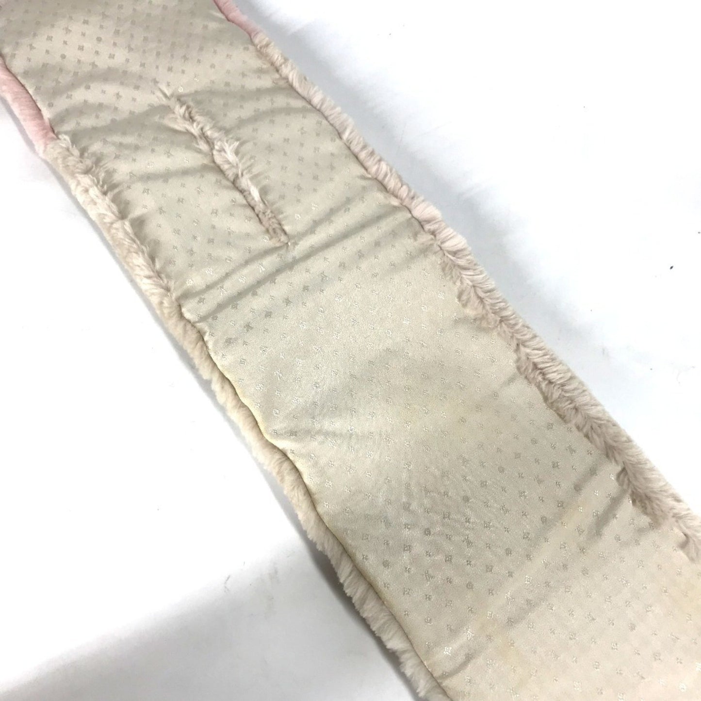 Louis Vuitton M70873 Fur Tippet Logo Two-Tone Echarpe Lv In The City Scarf