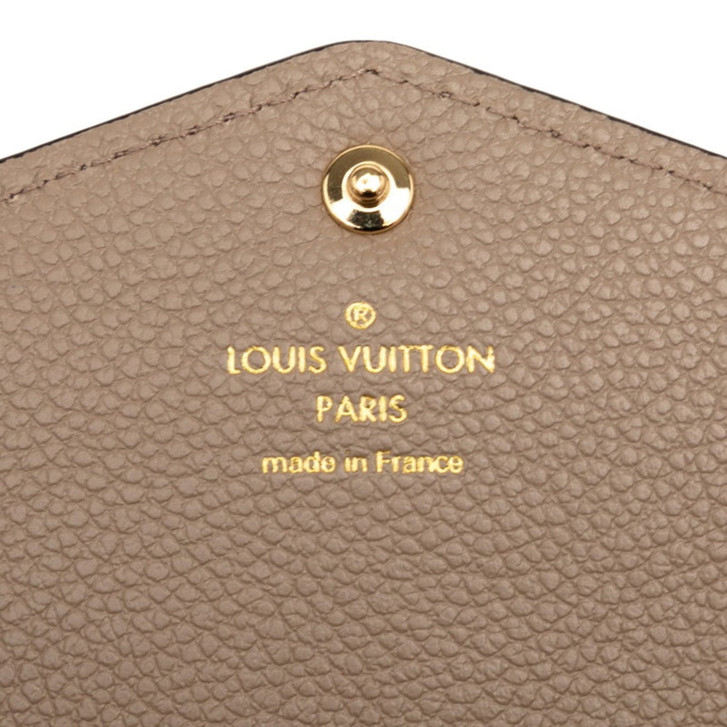 Louis Vuitton Monogram Empreinte Portefeuille Sarah Long Wallet M68708 Tourterelle Beige Leather