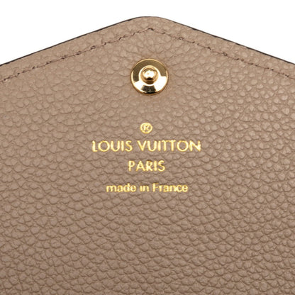 Louis Vuitton Monogram Empreinte Portefeuille Sarah Long Wallet M68708 Tourterelle Beige Leather