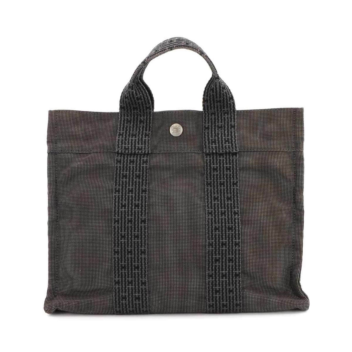 Hermes Herms Herline Tote Pm Bag In Gray Canvas