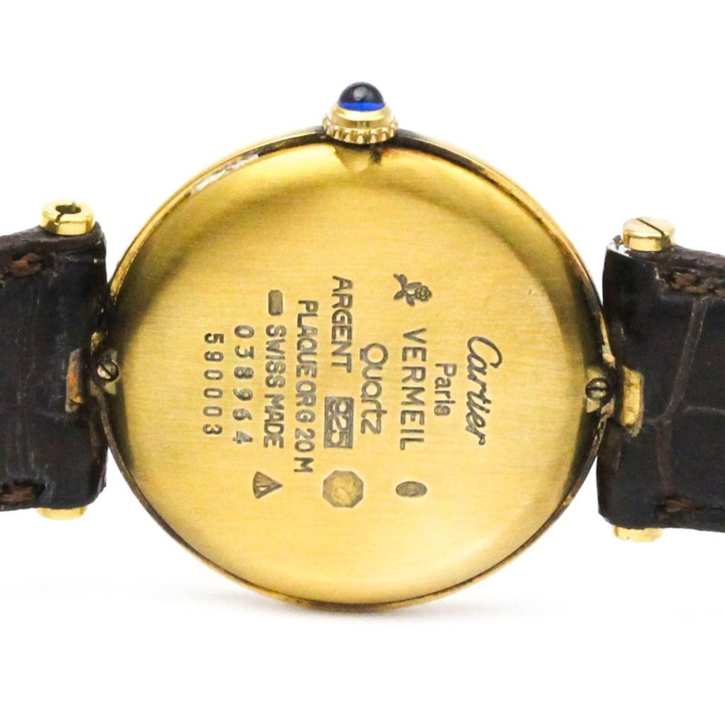 Cartier Must Vendome Gold Plated Quartz