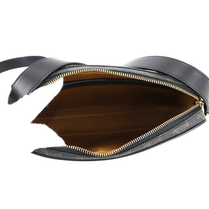 Celine Triomphe Medium Shoulder Bag In Black