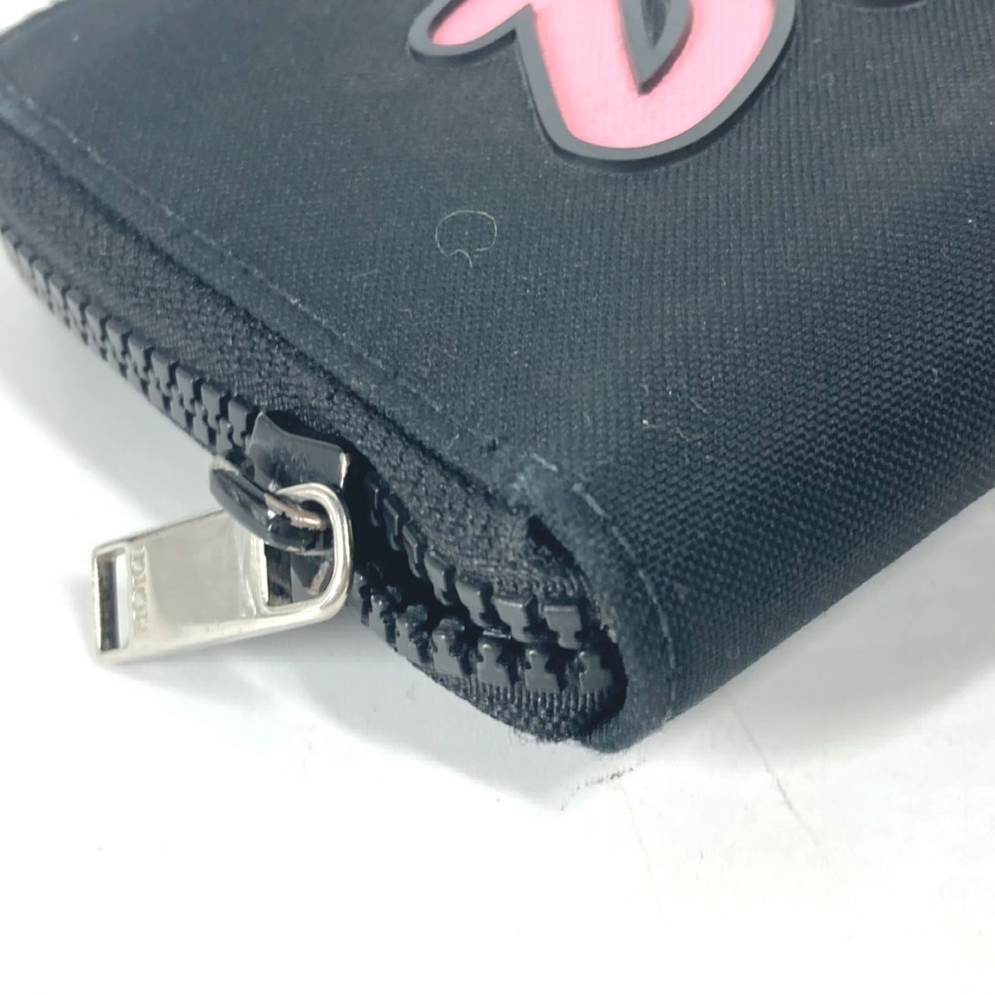 Christian Dior Dior Kaws Collaboration Round Long Wallet Nylon