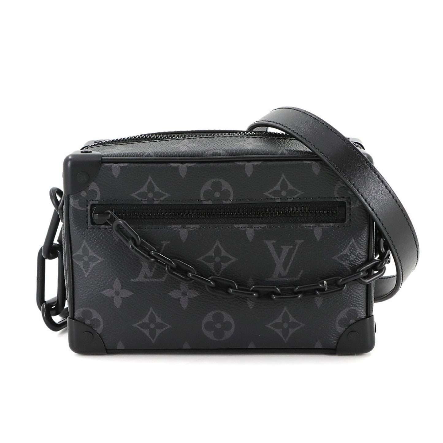 Louis Vuitton Monogram Eclipse Mini Soft Trunk Shoulder Bag M44735 Rfid