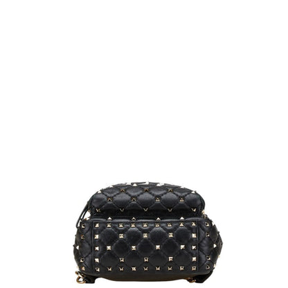 Valentino Rockstud Backpack In Black Leather