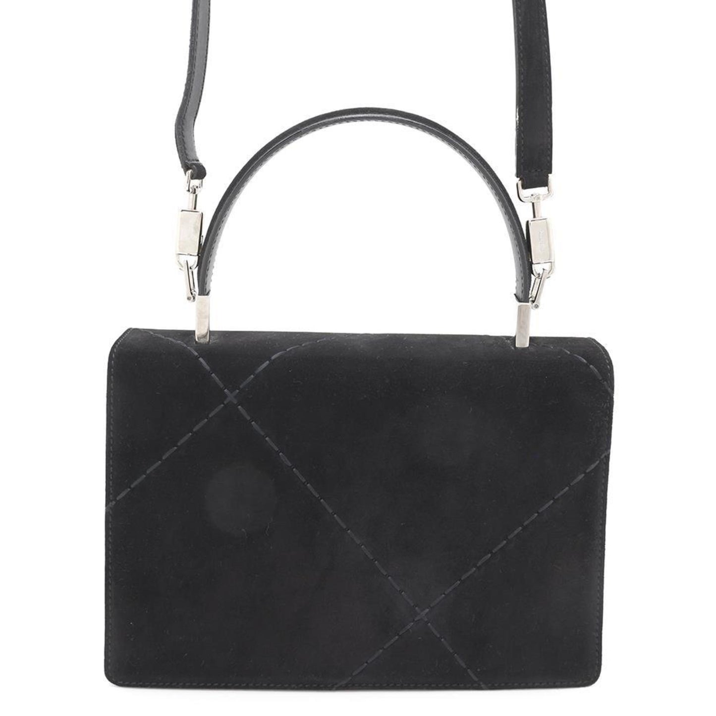 Salvatore Ferragamo Handbag 21-9767 2Way Black