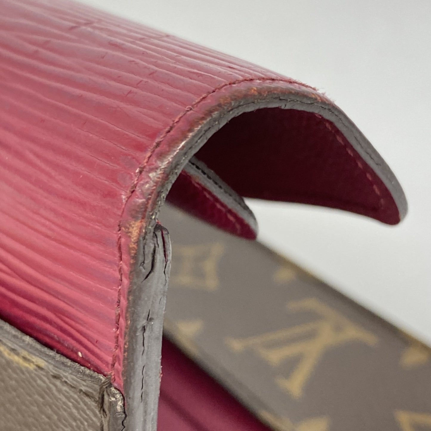 Louis Vuitton Tri-Fold Long Wallet Monogram Epi Portefeuille Marie Roulon M60498 Fuchsia