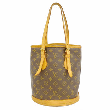 Louis Vuitton Monogram Bucket Pm Tote Bag M42238 Brown