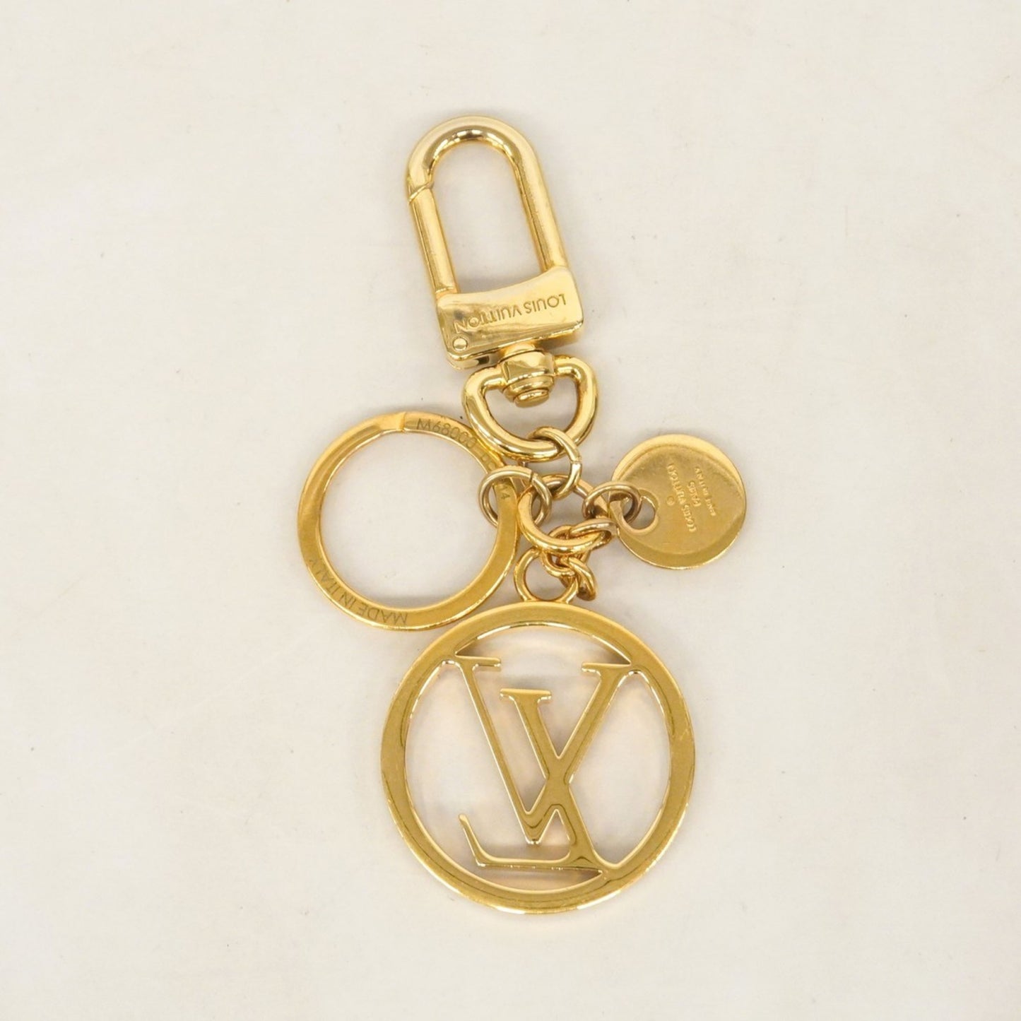 Louis Vuitton Porte-Cls Lv Circle Keychain M68000 Gold