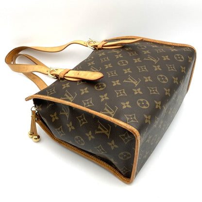 Louis Vuitton M40007 Popincourt Au Tote Bag Brown Monogram Canvas Leather