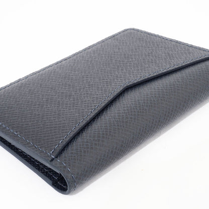 Louis Vuitton Card Case Organizer De Poche M30535 Taiga Blue Marine