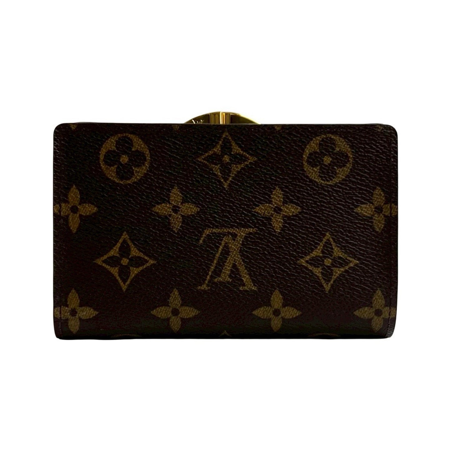 Louis Vuitton Louis Vuitton Portefeuille Viennois Monogram Leather Bifold Wallet Brown 26589
