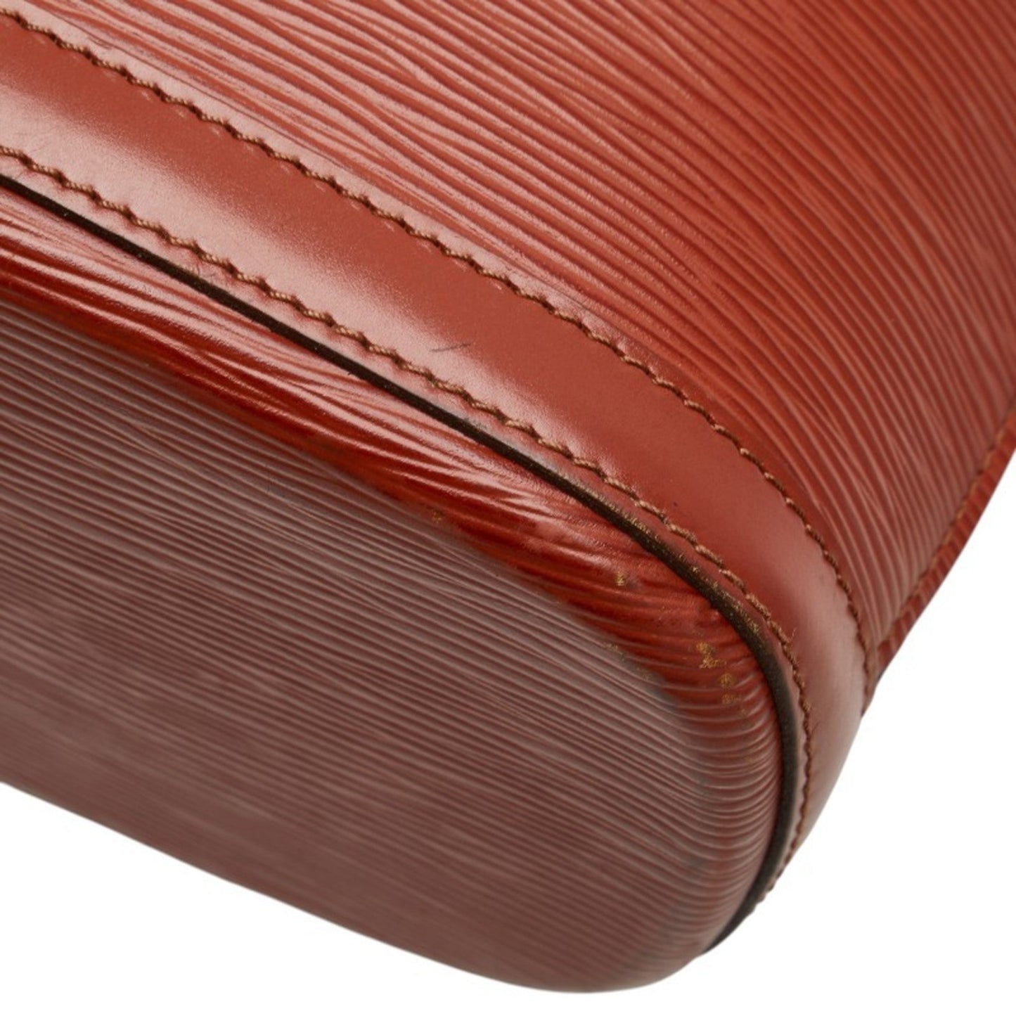 Louis Vuitton Epi Lussac Tote/Shoulder Bag M52283 Kenya Brown Leather