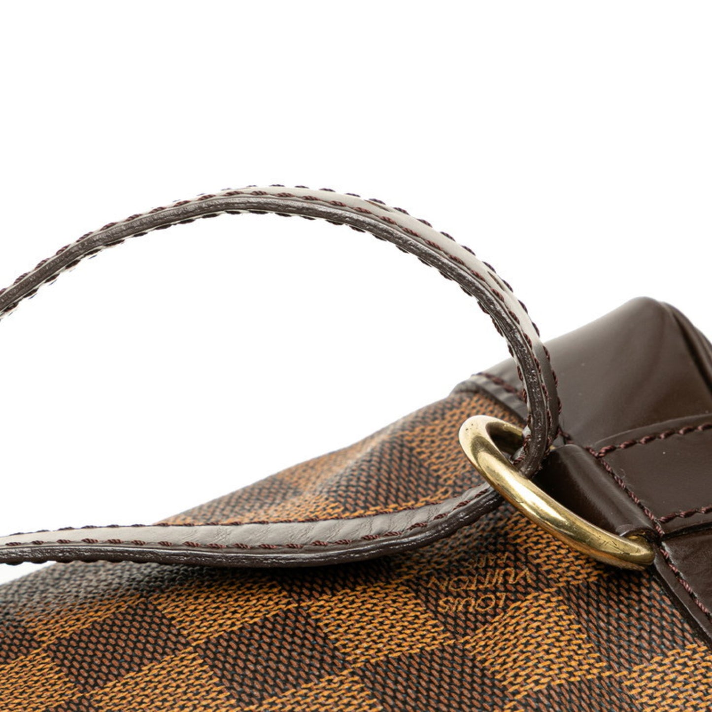 Louis Vuitton Damier Soho Backpack M51132 Brown Leather