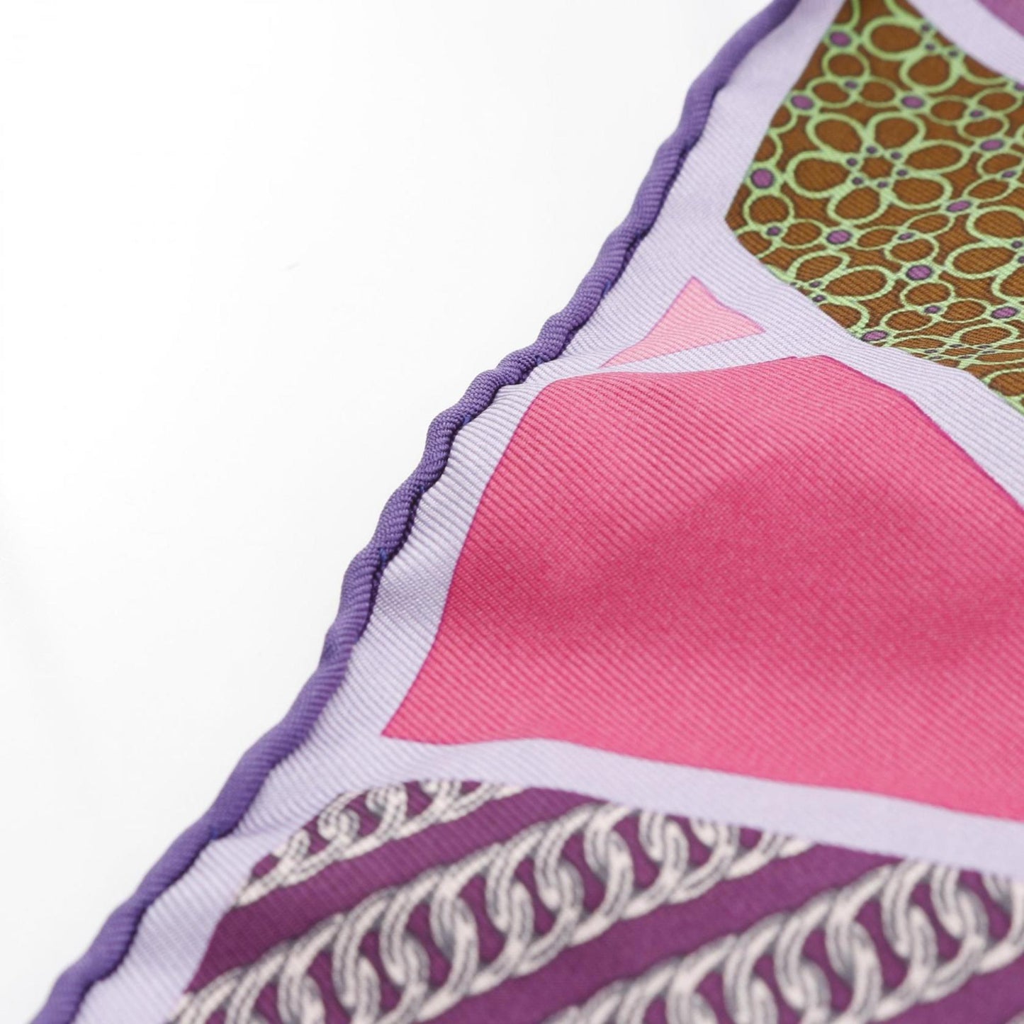 Hermes Herms Petit Carre 45 (Carre En Cravates) Silk Scarf