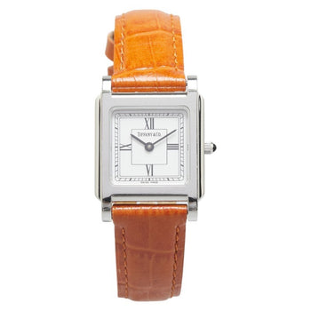 Tiffany Classic Strap (Non-Original) Quartz Watch With White Dial