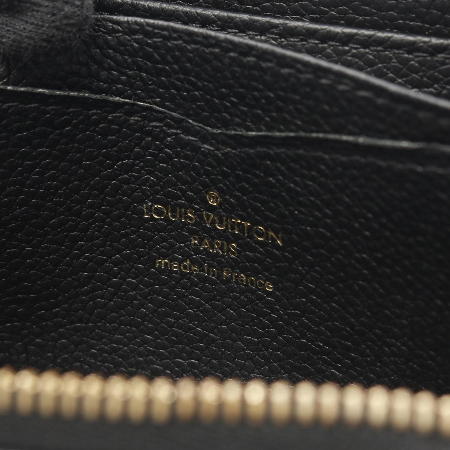 Louis Vuitton Zippy Coin Purse In Monogram Empreinte Noir