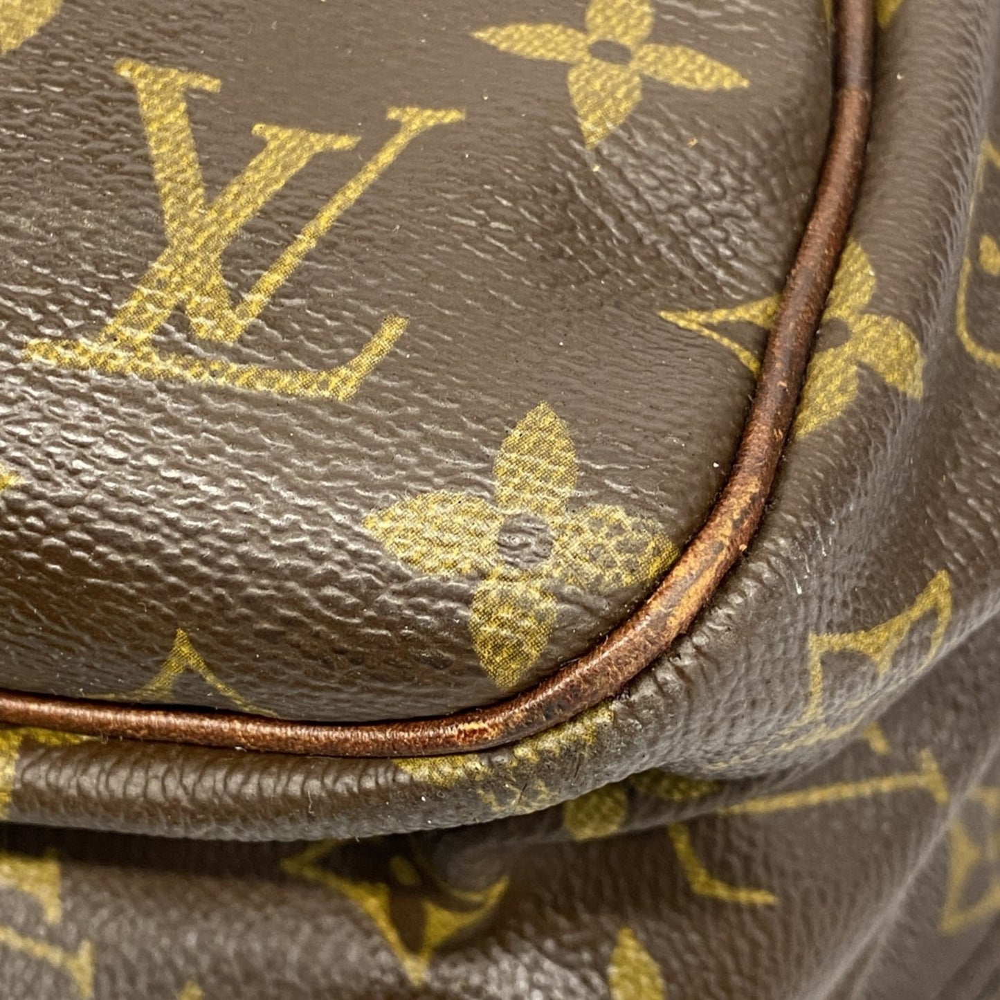Louis Vuitton Monogram Alize 24H Boston Bag M41399 Brown