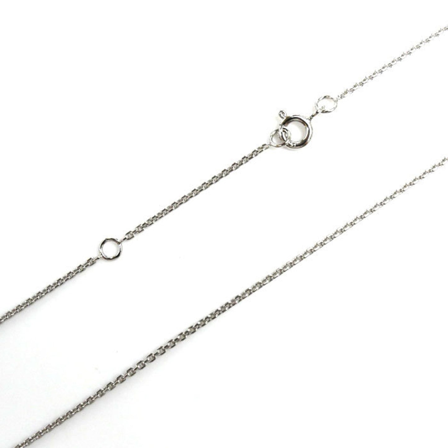 Louis Vuitton Louis Vuitton K18Wg White Gold Pendant Lv Volt One Pm Necklace Q93806 Diamond 6.1G