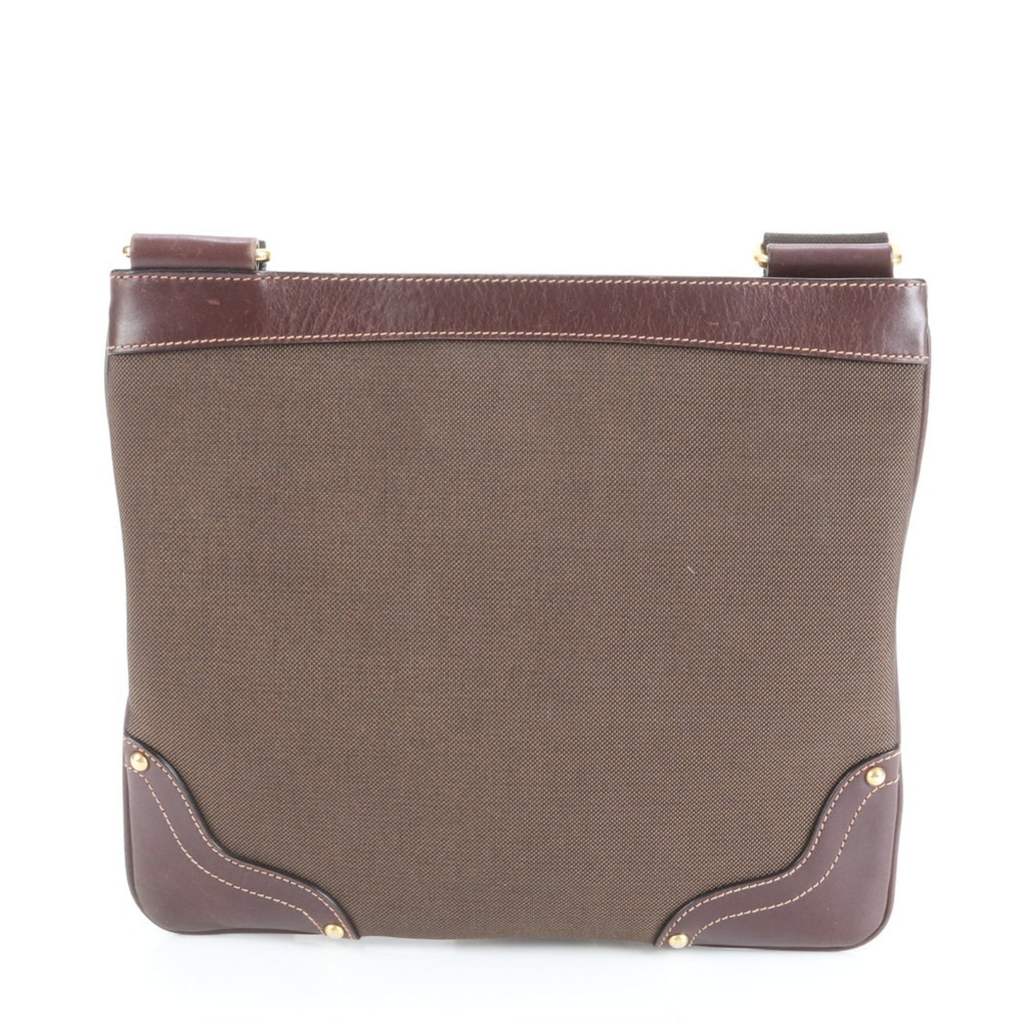 Prada Logo Jacquard Leather Shoulder Bag