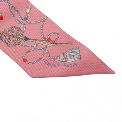 Hermes Twilly Les Cles Pois Rose